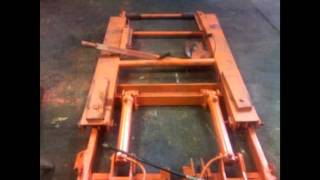 Homemade  Portable Hydraulic Vehicle Scissor Lift