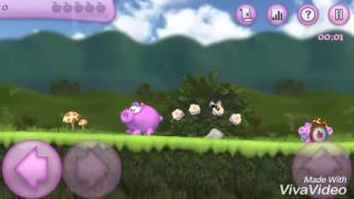 Let's play Piggly level 7 Ribbit Прохождение игры Поросёнок уровень 7 берем все секреты как взять