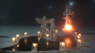 Бийск. Купание в проруби на крещение 2019 год
