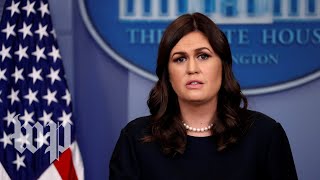 White House news briefing