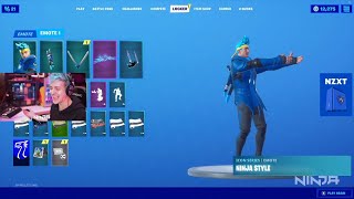 Ninja *REVEALS* his Fortnite Skin! (FINALLY)