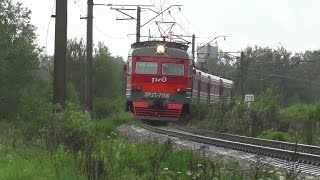 Электропоезд ЭР2Т-7100 перегон Акулово - Кубинка-2