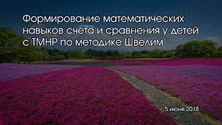 Формирование математических навыков счета и сравнения у детей с ТМНР по методике Швелим