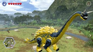 LEGO Jurassic World - Customize | Create Dinosaur Brachiosaurus | Free Roam Gameplay [HD]
