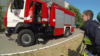 Пожар на заводе им Коминтерна г Днепр ул Яхненковская  27 06 2017 #GoPro #Пожарный #Днепр