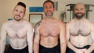 sexy gay couple learn Kahunaman massage