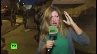 В Иерусалиме нападению израильских солдат подверглась корреспондент RT