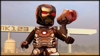 LEGO MARVEL AVENGERS - War Machine Free Roam Gameplay (Civil War DLC)