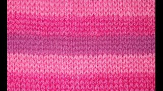 Узор спицами Цветные полоски горизонтальный - pattern spokes colorful stripes