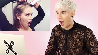HAIRDRESSER REACTS TO GIRLS SHAVING THEIR HEADS! |bradmondo