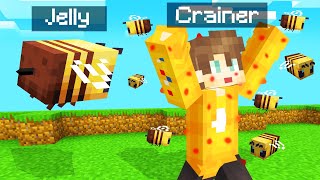 STINGING People As A BEE In MINECRAFT! (Funny)