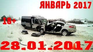 Новая Подборка Аварий и ДТП 18+ Январь 2017 || Кучеряво Едем