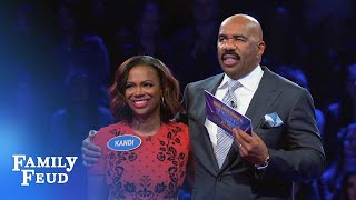 Kandi Burruss-Tucker Fast Money! | Celebrity Family Feud