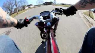 Honda CT70 1ST RIDE OF 2012!