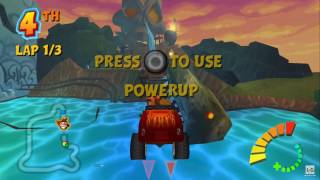 Crash Tag Team Racing PSP Gameplay HD