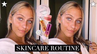 SKINCARE ROUTINE || Clear and Glowy Skin ★