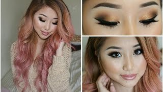 Get Ready With Me! Full Glam Face + Hair Tutorial