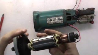 Makita уже не та. Ремонт болгарки Makita 9565CV .