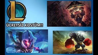 LoL (League of Legends) Bayarama özel bedava kostüm alma!!!