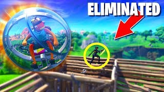 This New Fortnite Baller Vehicle is Amazing!! (Fortnite: Battle Royale Hamster Ball Gameplay!)