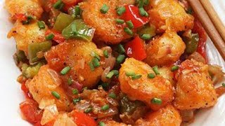 cauliflower and potato Manchurian