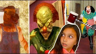 ПОЙМАЛИ КЛОУНА ОНО и КОНЯ! HEAD HORSE vs DEATH PARK vs ПЕННИВАЙЗ Pennywise ПРОХОЖДЕНИЕ Валеришка
