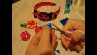 hand made -МАСТЕР КЛАСС- КАНЗАШИ- (ЯПОНСКОЕ ИСКУСТВО)