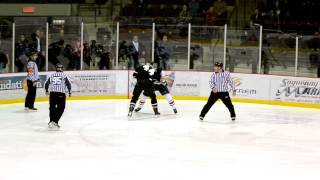 Combat / Fight M. Grenier vs T. Bellemarre, LNAH, 26-10-12