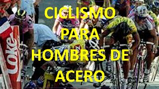 Ciclismo deporte de hombres de acero VS Futbol