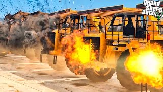 ЧТО БУДЕТ ЕСЛИ ВЗОРВАТЬ 30 БЕЛАЗОВ В GTA 5 - ЭКСПЕРИМЕНТ (Эпик)