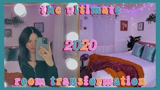 the ULTIMATE room transformation + room tour 2020