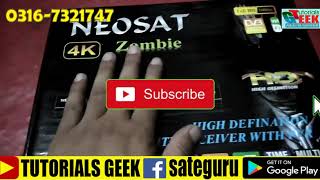 Neosat Zombie HD Receiver Unboxing & Full Review | Ten Sports Ccam IPTV Youtube OK