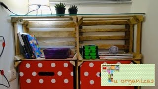 Tu Organizas Transforma- Estante de Caixotes