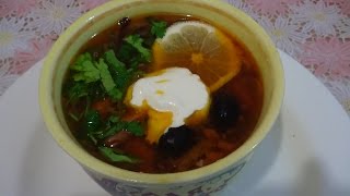 Солянка сборная мясная. Готовим классический рецепт солянки!