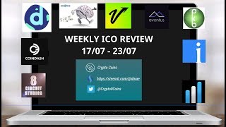 Weekly ICO review 17th-23rd (July) - distric0x, Aventus, Coindash, Peerbanks, Make It Viral and more