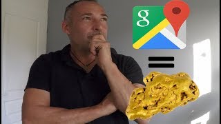 Comment TROUVER de l'OR avec GOOGLE MAP detection metaux et detecteur