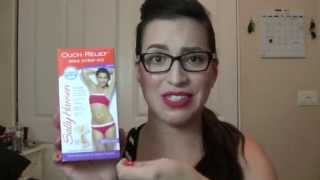 Sally Hansen Ouch Relief Wax Strips & Demo