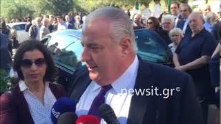 Κηδεία Ζαφειρόπουλου: Σάκης Κεχαγιόγλου