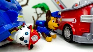 Игрушки Щенячий Патруль - Марш и Чейз поменялись ролями