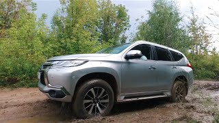 Mitsubishi Pajero Sport 2016 ТЕСТ ДРАЙВ 3.0 V6 209ЛС