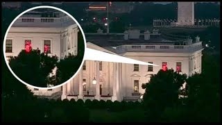Mysterious red lights in the White House, what is it all about? 2017
