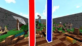 Minecraft играем в столбы