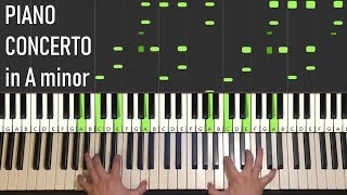 Edvard Grieg - Piano Concerto in A minor (Piano Tutorial Lesson)