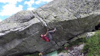 Shark zone, 6c+. Gottardo