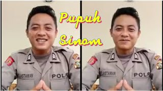 Pak Polisi me kekawin (Geguritan pupuh sinom)