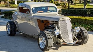 1933 Ford 3 Window Coupe Street Rod For Sale