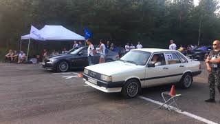 Audi 80 B2 1.8T 8V 1.1bar vs BMW E90 2.5 218Hp+Chip