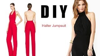 DIY Halter Jumpsuit