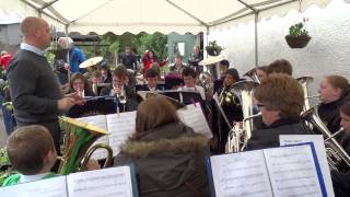 Brass Band People's Farm Food Market Perth Perthshire Scotland