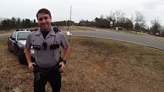 400EX Trail Riding, Wheelies and pulled over by cop.